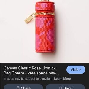 Kate Spade for Target Lipstick 💄 Zip Keychain Pouch